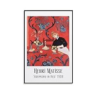 Amazon.co.jp: アンリ・マティス赤い部屋の壁アートマティス